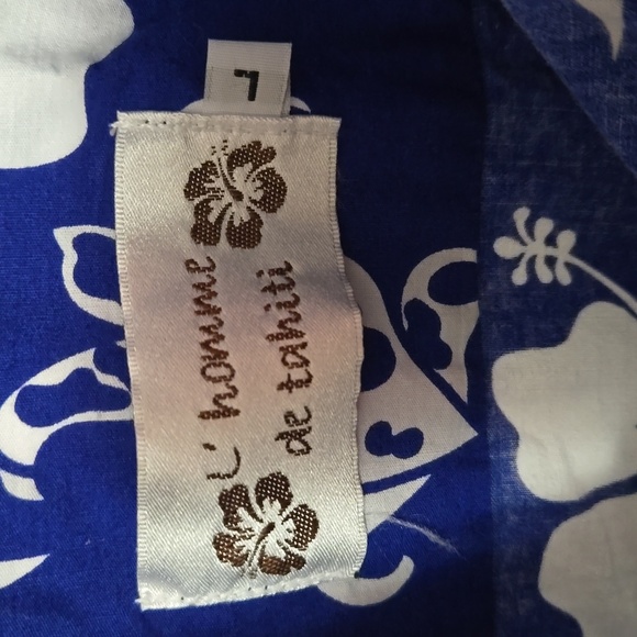 L' homme de tahiti tropical short sleeve shirt - Picture 6 of 10